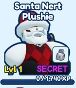 Santa Nerf Plushie |Bubble Gum Simulator Infinity | Roblox sekretny pet 