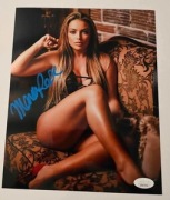 Mandy Rose WWE wrestling seksi oryginalny autograf certyfikat JSA okazja