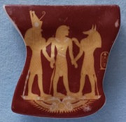 Ceramiczny magnes na lodówkę Starożytni bogowie - Egipt