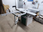 Piła formatowa Holzstar FKS315-1500 z odciągiem.