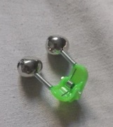 Dzwoneczek wędkarski podwójny - zielony