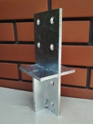 Podstawa stalowa POD-120 do słupów drewnianych 120x120mm