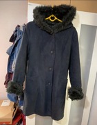 Płaszcz kożuch ekologiczny damski S