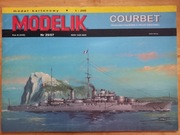 Model Kartonowy Modelik 2007\29 Francuski pancernik z I WŚ COURBET