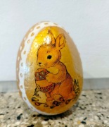 JAJKO zajączek dequpage rękodzieło Wielkanoc 9cm