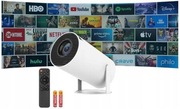 PROJEKTOR RZUTNIK MINI PRZENOŚNY ANDROID LED WIFI FULL HD SMART TV