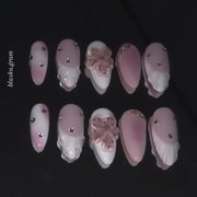Tipsy migdałki summer 3d press on nails