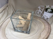 6 sztuk drewnianych knotów do świec 7 cm