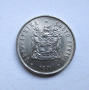 5 Centów 1971 r.   Afryka Południowa