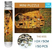 Puzzle Mini kieszonkowe tuba Pocałunek Klimt 150el układanka edukacyjna new