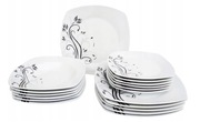 Elegancki zestaw obiadowy 18 elementów dla 6 osób