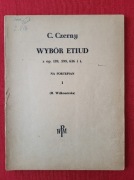 Wybór etiud na fortepian. Czerny.
