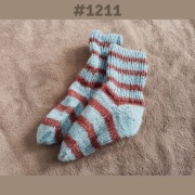 Skarpetki wełniane Handmade długość stopy 14,5cm wysokość 14,5cm 