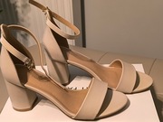 Buty na obcasie JENNY FAIRY kremowe rozmiar 38 - ubrane raz na wesele