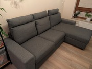 Kanapa modułowa IKEA Vilme jak nowa z szezlongiem