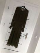 Piekna sukienka 38 khaki midi Tommy Hilfiger komunia 