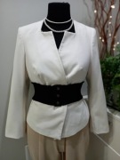 Czarny elastyczny  pasek guma roz. 36 38 40