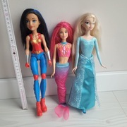 3 lalki Barbie wysokość 30cm