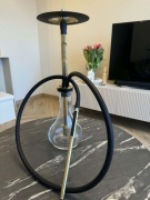 Fajka wodna Shisha Szisza Alpha Hookah Oro Prime kolor złoty Stal nierdzew