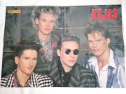 Zespoł KAJAGOOGOO - gazetowy PLAKAT