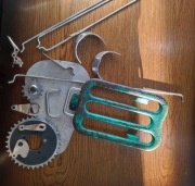 Żak Ryś podkowa rączka bagażnika blokada, napinacz ciegno siedzenie 