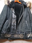 Sprzedam kożuch kolor czarny