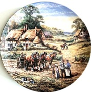 WEDGWOOD -Talerz kolekcjonerski - Cztery pory roku - Siew wiosenny