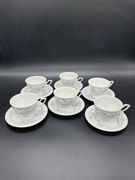 Rosenthal Maria jeżyna, porcelana vintage, filiżanki do kawy, zestaw kawowy