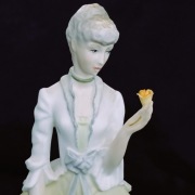 **WIOSNA**dama z porcelany biskwitowej ROYAL Worcester 1978+