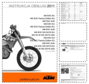 KTM 1190 Adventure Motorcycle Operators Manual PL Instrukcja obsługi