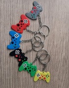 Kolorowe breloki z kontrolerem gier - zestaw 6 szt.