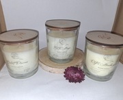 Świeca sojowa Bukiet Piwonii+ Biała Magia + Ostra Mandarynka 