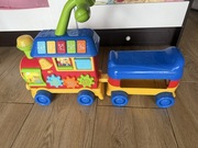 3w1 pociąg lokomotywa grający pchacz jeździk smily play