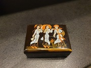 Orientalne pudełko szkatułka na biżuterię Chiny