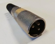 Złącze/wtyk XLR Unitra-Unitech 1987 r., NOS