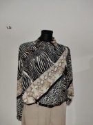 Elegancka bluzka marki Cameo Rose/ animal print/nowa rozmiar 34/36