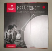 Kamień do pizzy chleba okrągły ze stojakiem