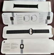 Oryginalny pasek skórzany do Apple Watch - 44,45,46,49mm kolor czarny