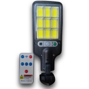 Solarna lampa 108 LED COB czujnik ruchu pilot
