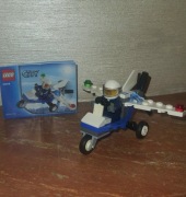 klocki lego city policja samolot samolocik 30018