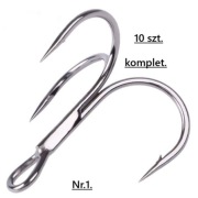 Kotwice wędkarskie . 10 szt .- duże. Nr.1