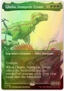 Ghalta, Stampede Tyrant MTG (LCI) v2 borderless foil