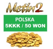 METIN2 PL POLSKA 50W 50 WON 5KKK YANG YANÓW YANGI 100% LEGIT @24/7@