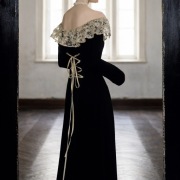Sukienka wieczorowa maxi off shoulder 