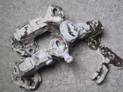 Stare przedwojenne zawiasy do stolarki okiennej