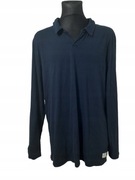 *BLUZA KOSZULA MĘSKA MUSTANG 2XL BAWEŁNA GRANATOWA