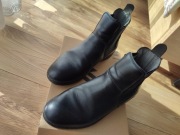 Sztyblety jeździeckie r. 38 czarne fouganza Decathlon