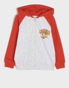 Nowa bluza dziecięca garfield czerwono szara na zamek 98