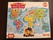 Puzzle Mapa Świata CzuCzu
