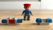 Lego Duplo Sygnał Światła Figurka Konduktor Sygnał Kogut